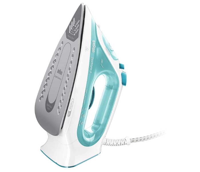 Braun SI3041 Tex Style 3 Steam Iron - Turquoise - Zoom Image 1