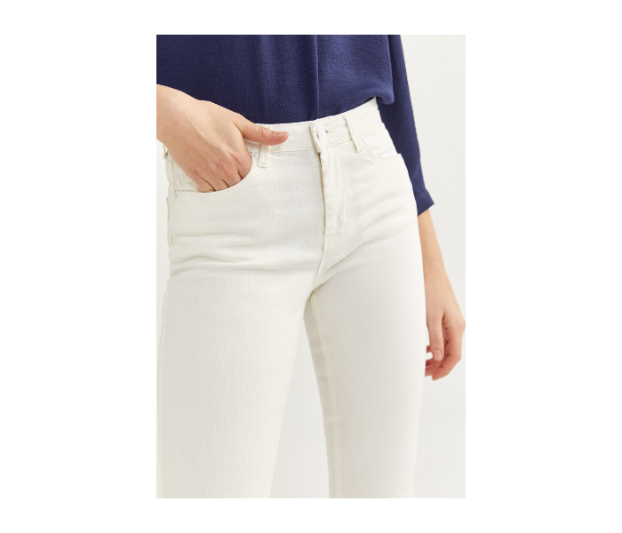 Springfield SS20 Plain Trouser EU 36 For Women - White - Zoom Image 4