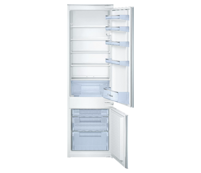 Bosch KIV38X22GB Series 2 Integrated 70-30 Fridge Freezer With Sliding Door Fixing Kit - White - Zoom Image 1