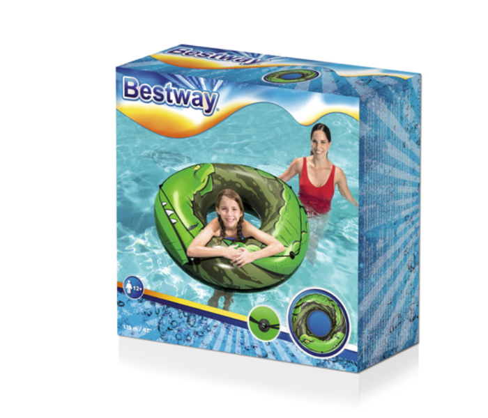 Bestway 36108 River Gator Swim Ring - Green - Zoom Image 7