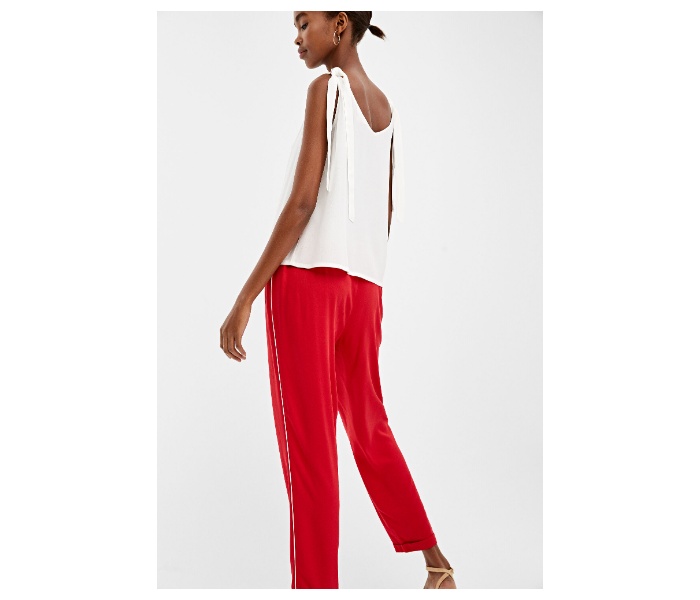 Springfield AW19 Cotton Plain Pant EU 44 For Women - Red - Zoom Image 4