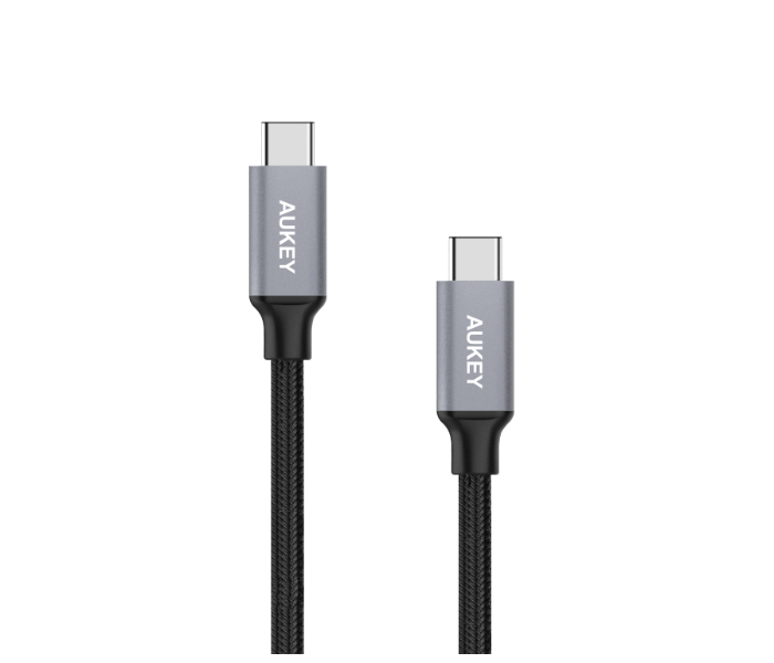 Aukey CD5G 1m USB 2.0 USB-C to USB-C Cable - Grey - Zoom Image 6