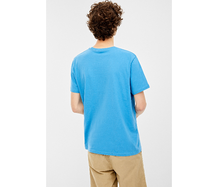 Springfield AW19 Basic T-Shirt Small - Sky Blue - Zoom Image 4