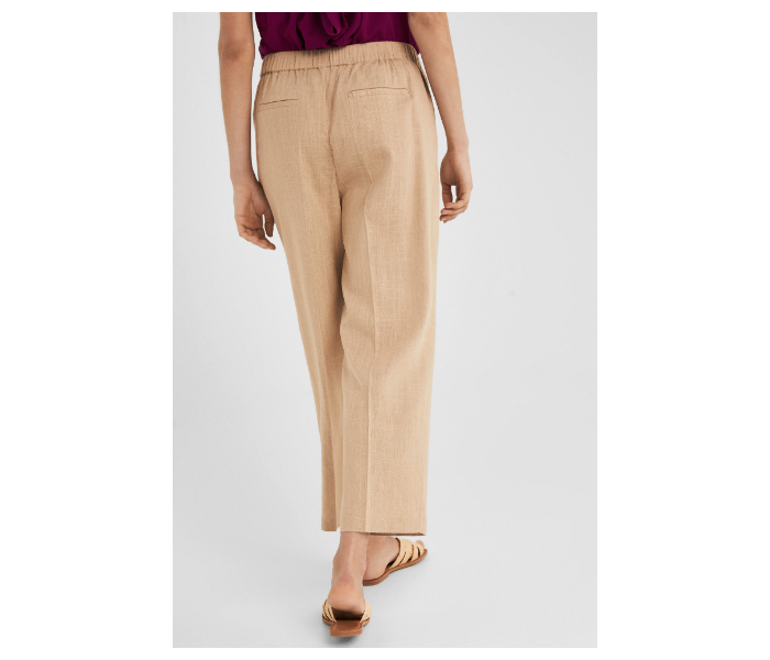 Springfield SS19 Cotton Fancy Pant EU 38 For Women - Camel - Zoom Image 4