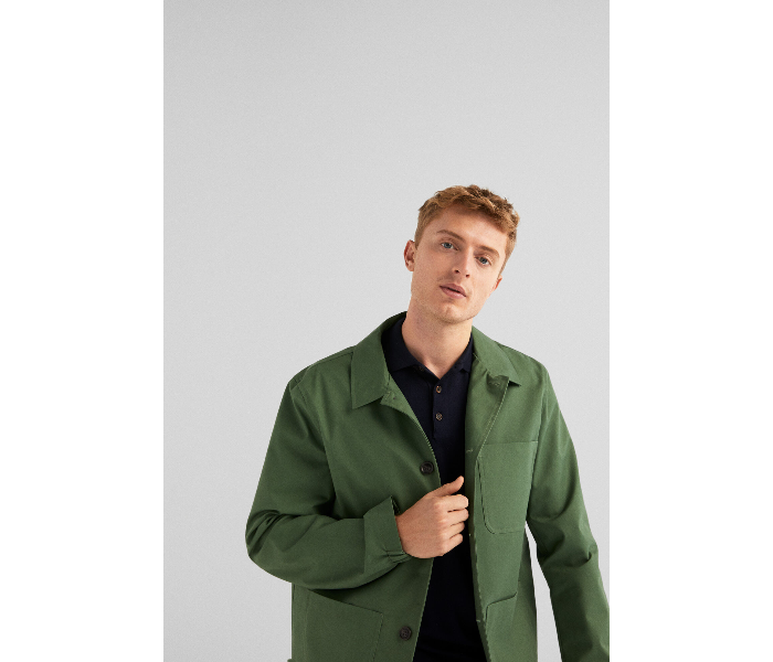 Springfield SS19 Cotton Sport Jacket XX-Large For Men - Green - Zoom Image 3