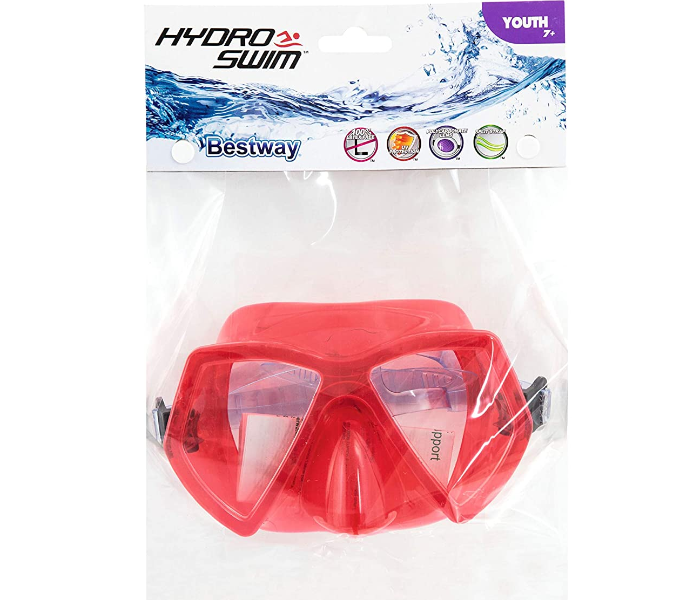 Bestway 22040 Hydro-Swim Bestway Essential EverSea Youth Dive Mask - Red - Zoom Image 2