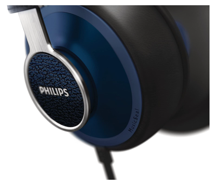 Philips SHL5605BL Downtown Citiscape Headphone With Mic - Blue - Zoom Image 3