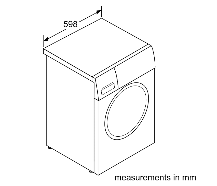 Bosch WAT28S80GC 9kg Front Load Washing Machine - White - Zoom Image 3