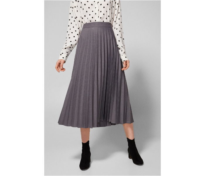 Springfield AW18 Midi Skirt EU 40 For Women - Dark Grey - Zoom Image 2