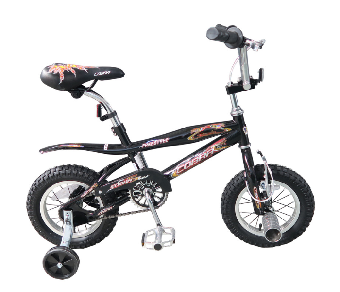 Family Center 25-14T04 14inch Freestyle Bicycles - Black - Zoom Image