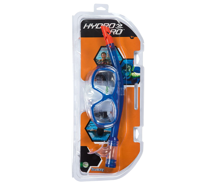 Bestway 24011 Hydro Pro Explorer Series Mask and Snorkel Set - Blue - Zoom Image 2