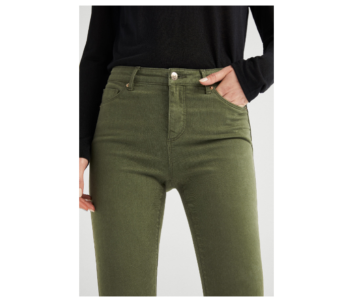 Springfield SS19 Denim Jeans EU 38 For Women - Moss Green - Zoom Image 4