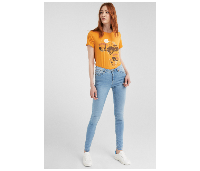 Springfield SS19 Denim Jegging Jeans EU 38 For Women - Sky Blue - Zoom Image 1