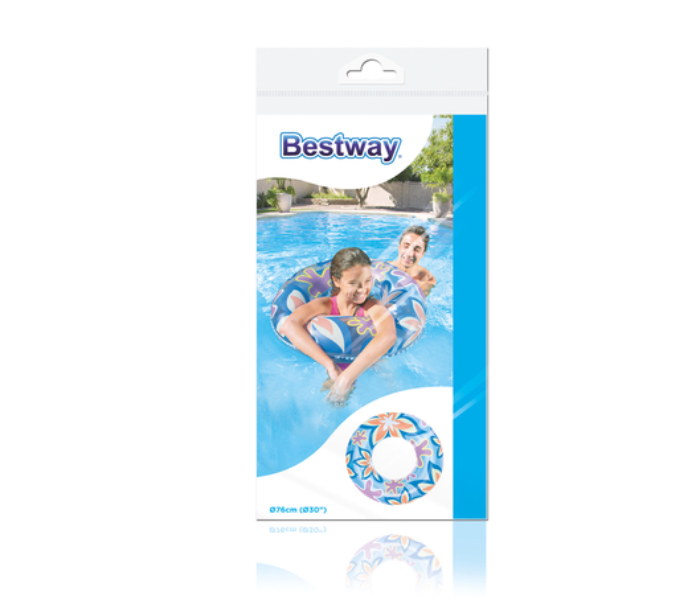 Bestway 36057 Designer Swim Ring - Blue - Zoom Image 3