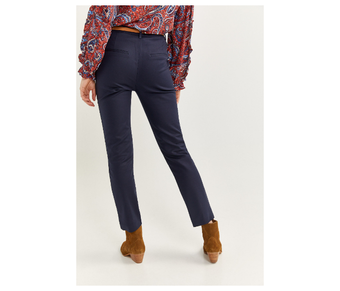 Springfield SS20 Plain Trouser Pant EU 36 For Women - Navy Blue - Zoom Image 4