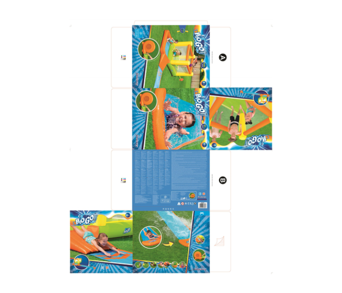 Bestway 53343 H2OGO Splash and Dash Mega Water Park - Zoom Image 4