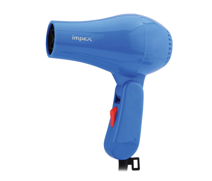 Impex HD 1K2 2-Speed Foldable Handle Hair Dryer - Blue and Red - Zoom Image