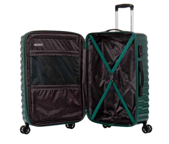 American Tourister GAT104LUG03559 79cm Sky Bridge Spinner Soft Case Trolley Bag - Green - Zoom Image 3