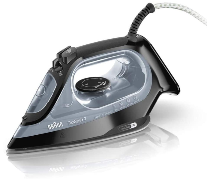 Braun SI3055 TexStyle Steam Iron - Black - Zoom Image 1