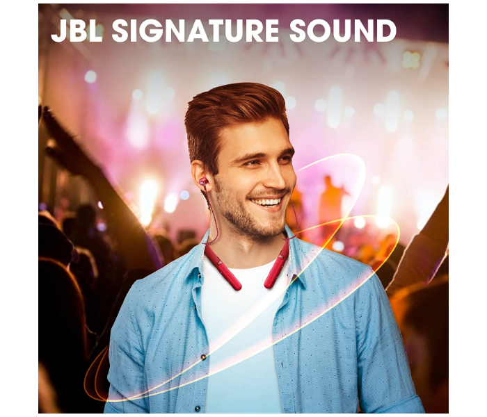 JBL Bluetooth Neckband Live 200BT - Red - Zoom Image 6