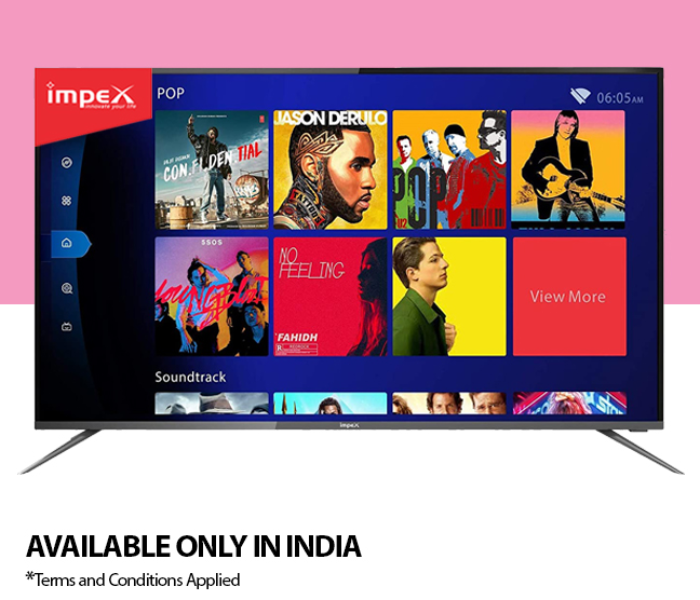 Impex 50 inches UHD 4K Smart LED TV - Black(Delivery Available Only In India) - Zoom Image 5