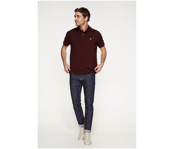 Springfield SS18 Basic Polo T Shirt XXXL - Maroon - Zoom Image 3