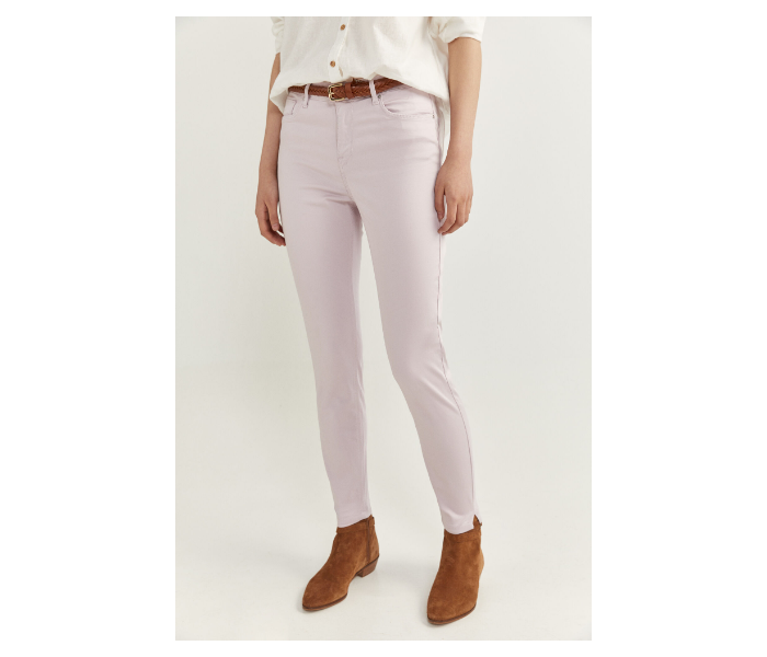 Springfield SS20 Plain Trouser Pant EU 40 For Women  - Light Pink - Zoom Image 2