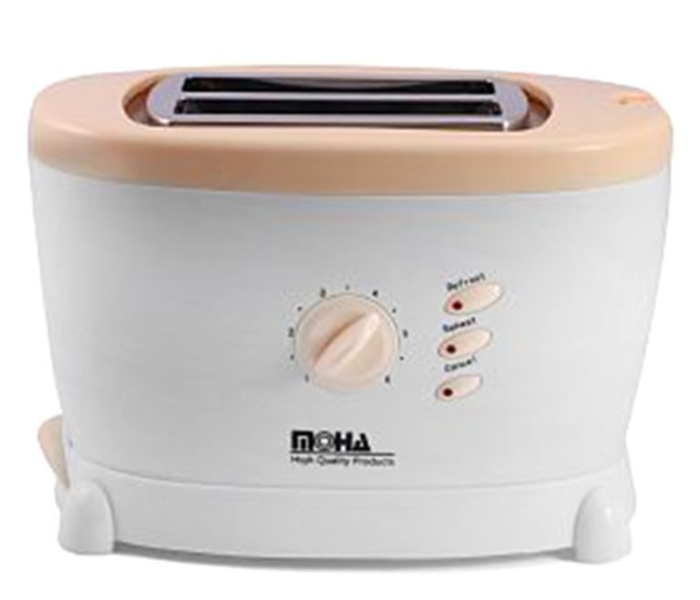 Cyber 77-TS003 2-Slice Moha Steel Toaster -White and Cream - Zoom Image 4