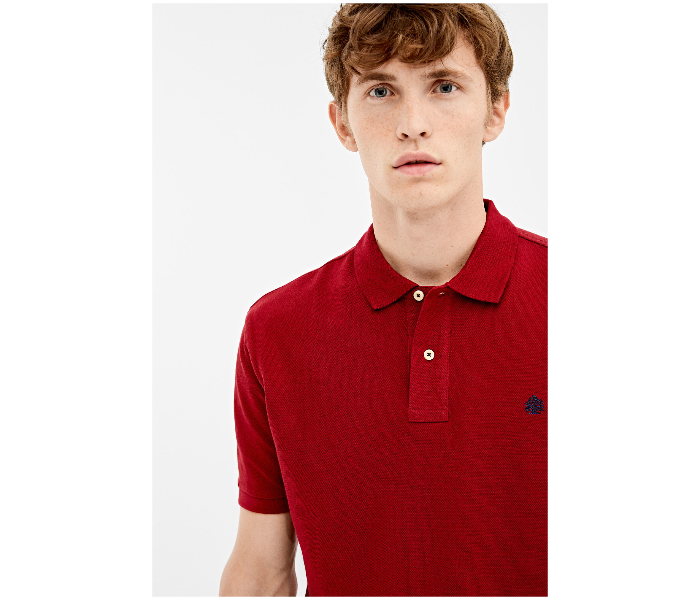 Springfield AW19 Basic Polo T Shirt Extra Large - Red - Zoom Image 3