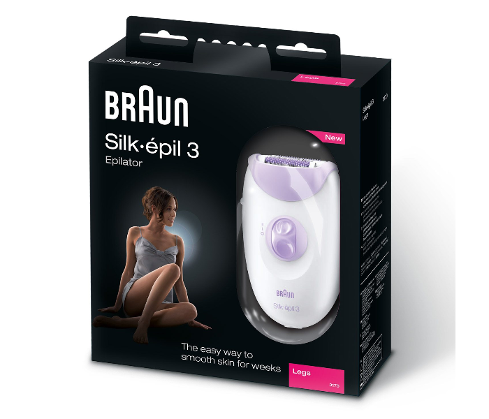 Braun SE3170 Silk-Epil 3 Epilator - White - Zoom Image 2