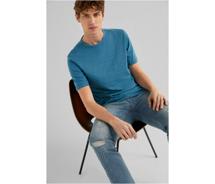 Springfield SS19 Basic T-Shirt Large - Turquoise - Zoom Image 1