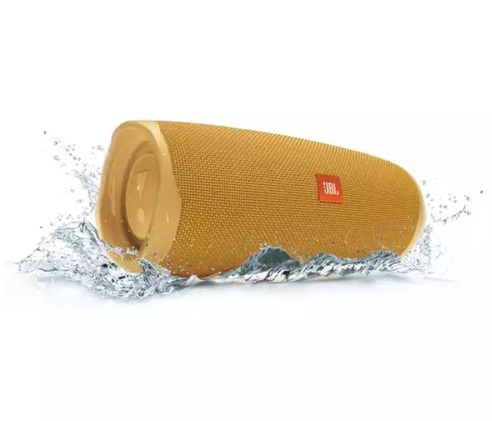 JBL Charge 4 Portable Waterproof Bluetooth Speaker - Yellow - Zoom Image 1