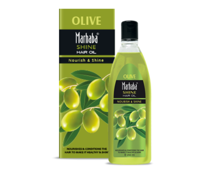 Marhaba 200ml Shine Olive Hair Oil - Zoom Image