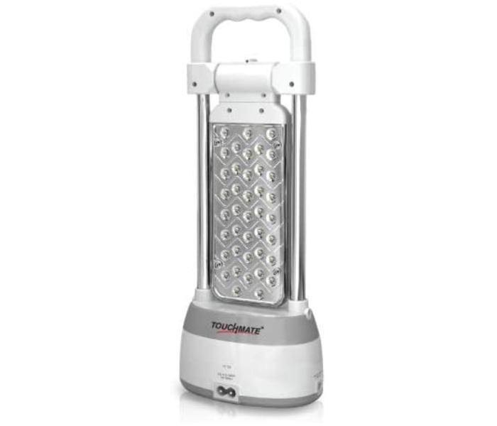 Touchmate TM-EML203WS Solar LED Rechargeable Lamp - White - Zoom Image 1