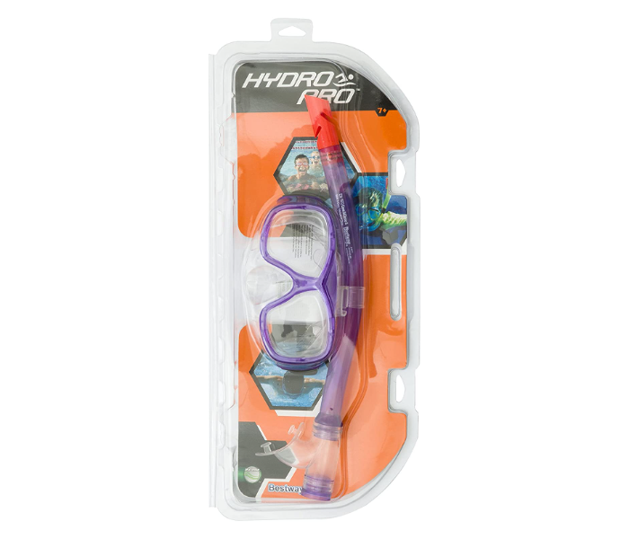 Bestway 24011 Hydro Pro Explorer Series Mask and Snorkel Set - Purple - Zoom Image 3