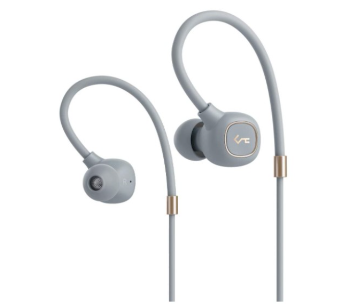 Aukey B80 Hybrid Dual Driver Wireless Earbuds - Light Grey - Zoom Image 6