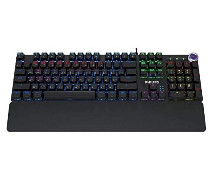 Philips SPK8605 USB Wired Mechanical Keyboard - Black - Zoom Image 2