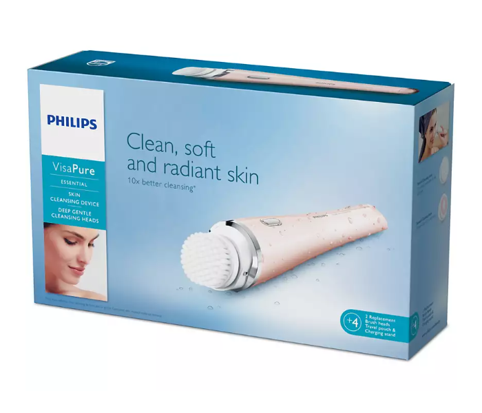 Philips SC5275-10 Visa Pure Essential Facial Cleansing Device - Light Pink - Zoom Image 8