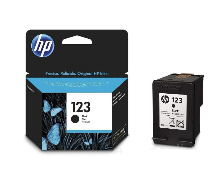 HP 123 Black Original Ink Advantage Cartridge  - Zoom Image