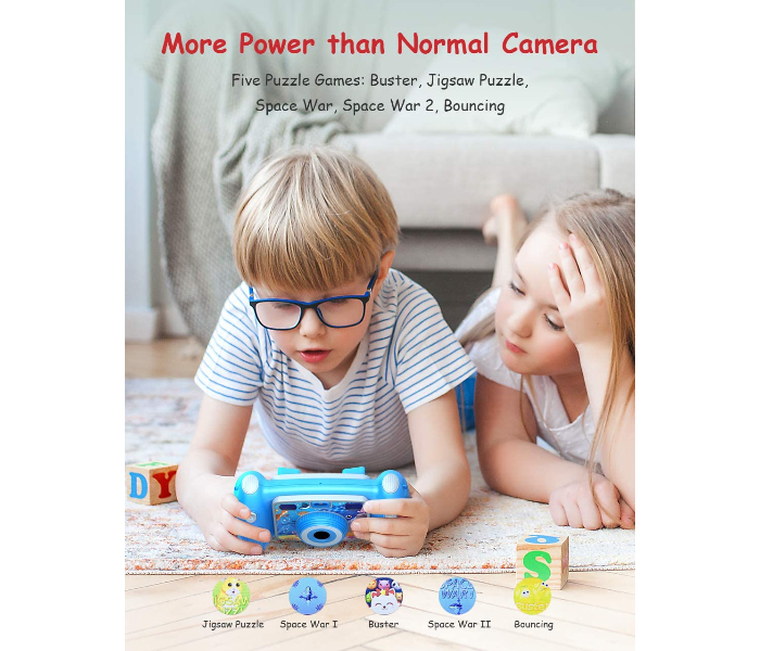 Victure KC400 Kids Camera Digital Rechargeable Selfie Action - Pink - Zoom Image 5