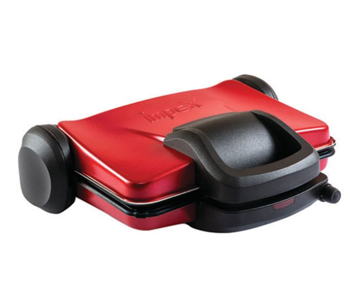 Impex SW 3604 Non-Stick Sandwich Panini And Waffle Maker - Red and Black - Zoom Image