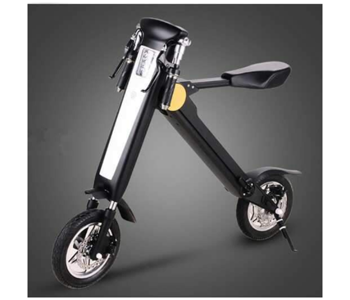 For All 350 Watts Futuristic Foldable Electronic Scooter- Black - Zoom Image 1