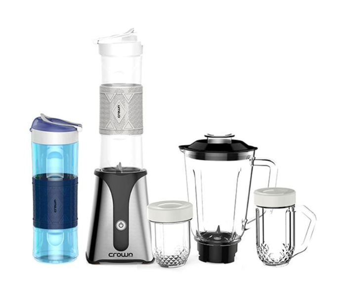 Crownline BL-167 350W Multifunction Blender - Grey and Blue - Zoom Image 1