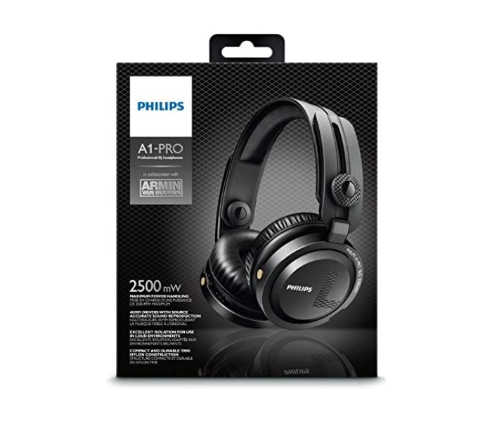 Philips A1PRO Professional DJ Headphones - Black - Zoom Image 5