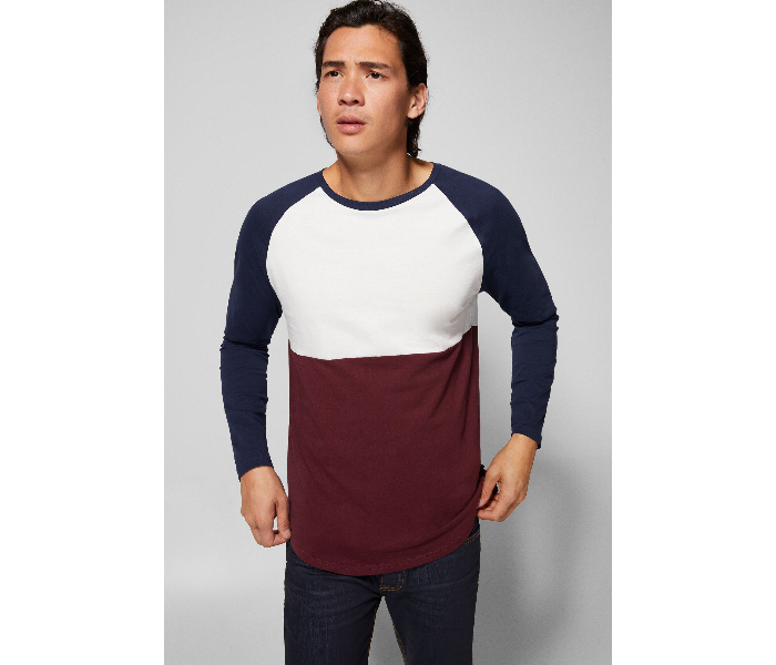 Springfield AW18 Basic Striped T-Shirt Extra Large - Wine - Zoom Image 2