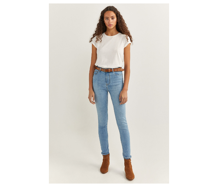 Springfield SS20 High Rise Denim Jeans EU 44 For Women - Sky Blue - Zoom Image 1