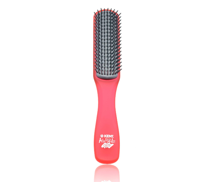 Kent Airhedz AHGLO01 Glo Half-Radial 9 Row Hair Brush - Raspberry - Zoom Image 1