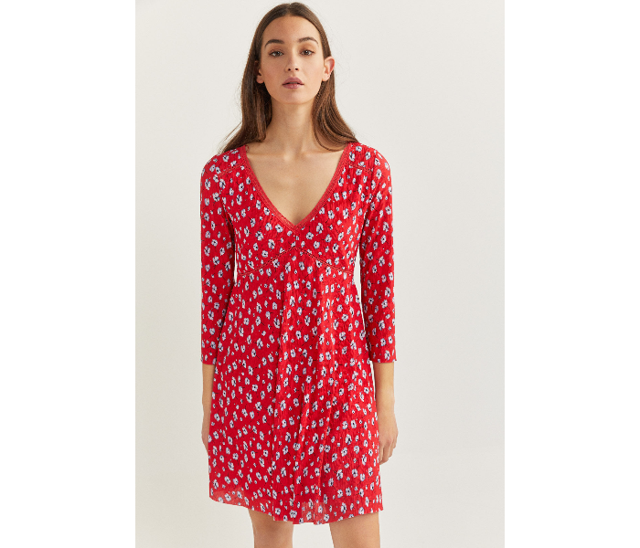 Springfield SS20 Woven Dress Small - Red - Zoom Image 3