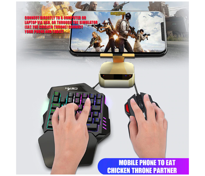 pubg mobile one handed keyboard