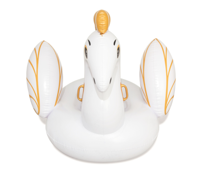 Bestway 41118 Luxury Pegasus Pool Float - White and Gold - Zoom Image 1